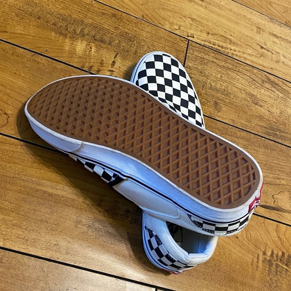 Vans Black and White Checkerboard Slip-On shoes loafers - Picture 5 of 5